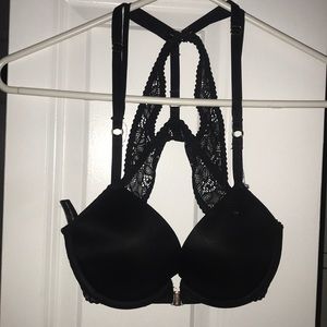 Vs bombshell front close bra with back detail